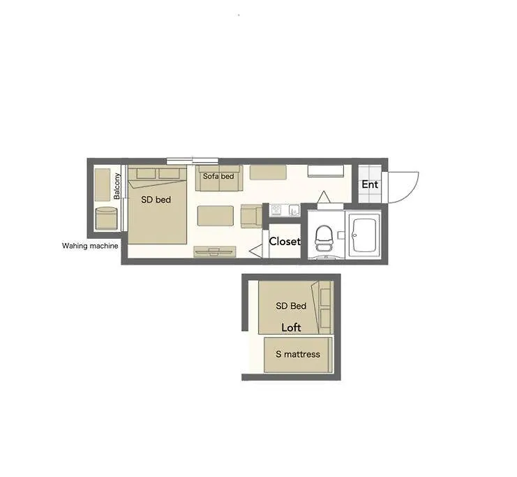 弥生町1丁目206 Apartment Tokyo 0*,